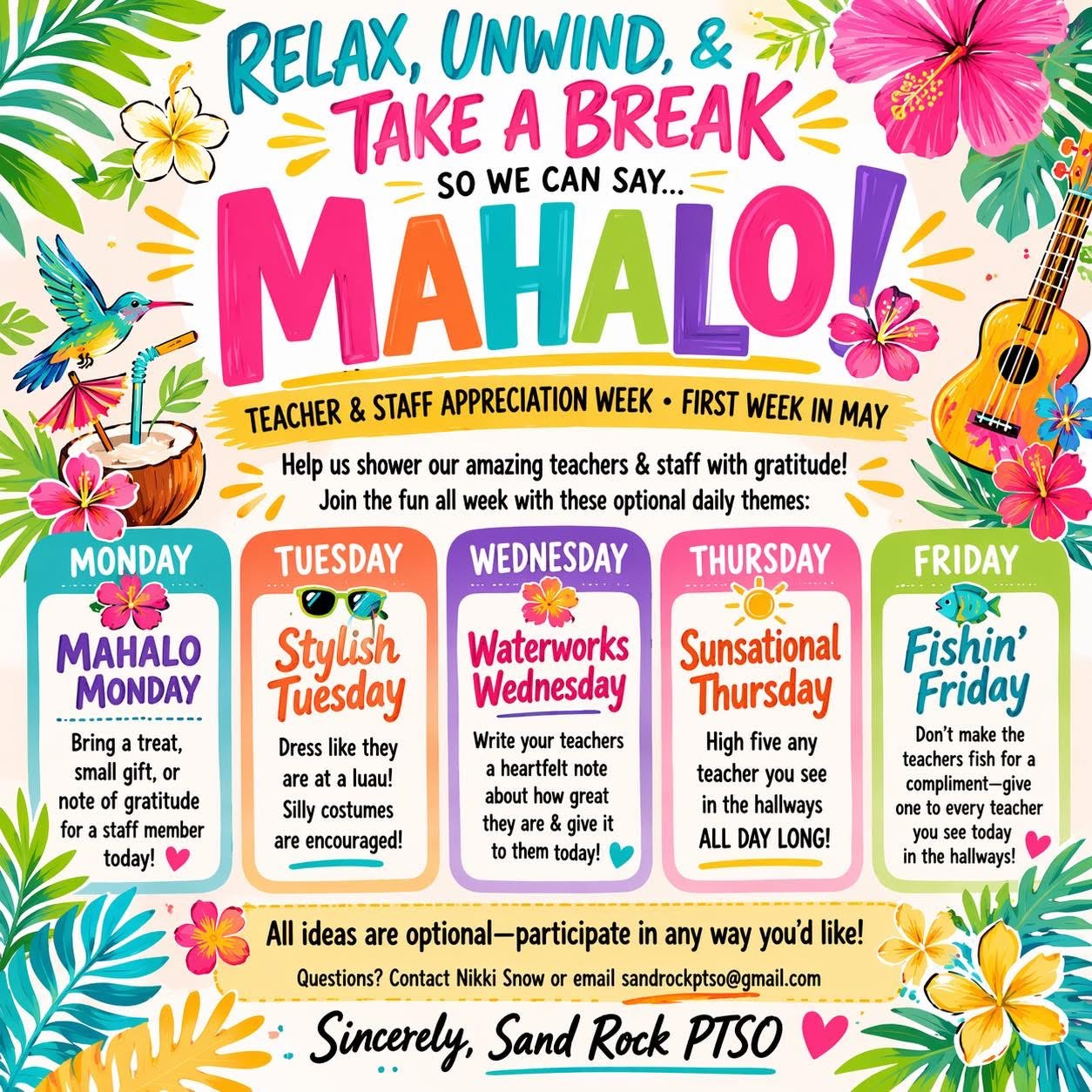 Teacher & Staff Appreciation Week Flyer