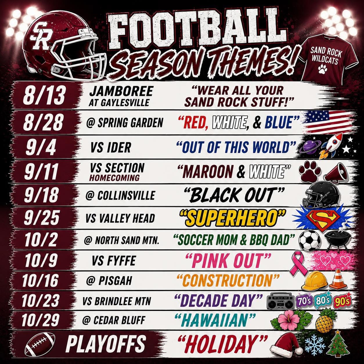 Football Season Themes Flyer