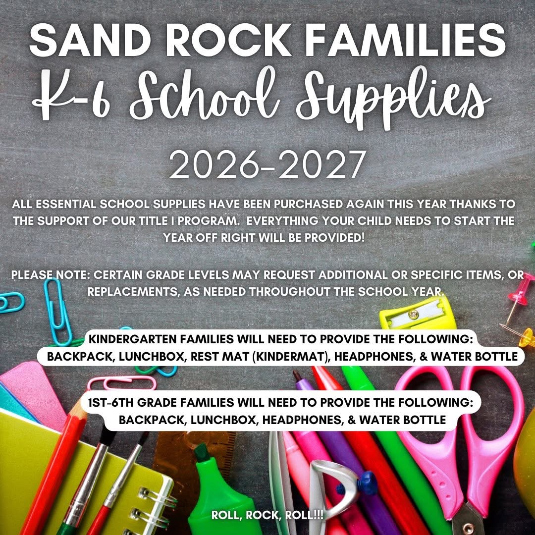 School Supplies Flyer
