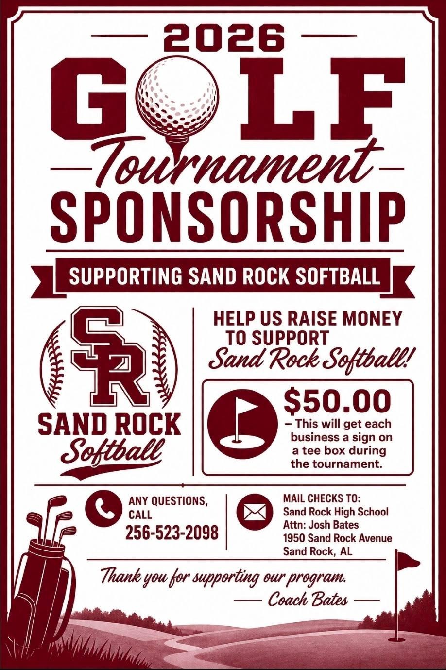 Softball Flyer
