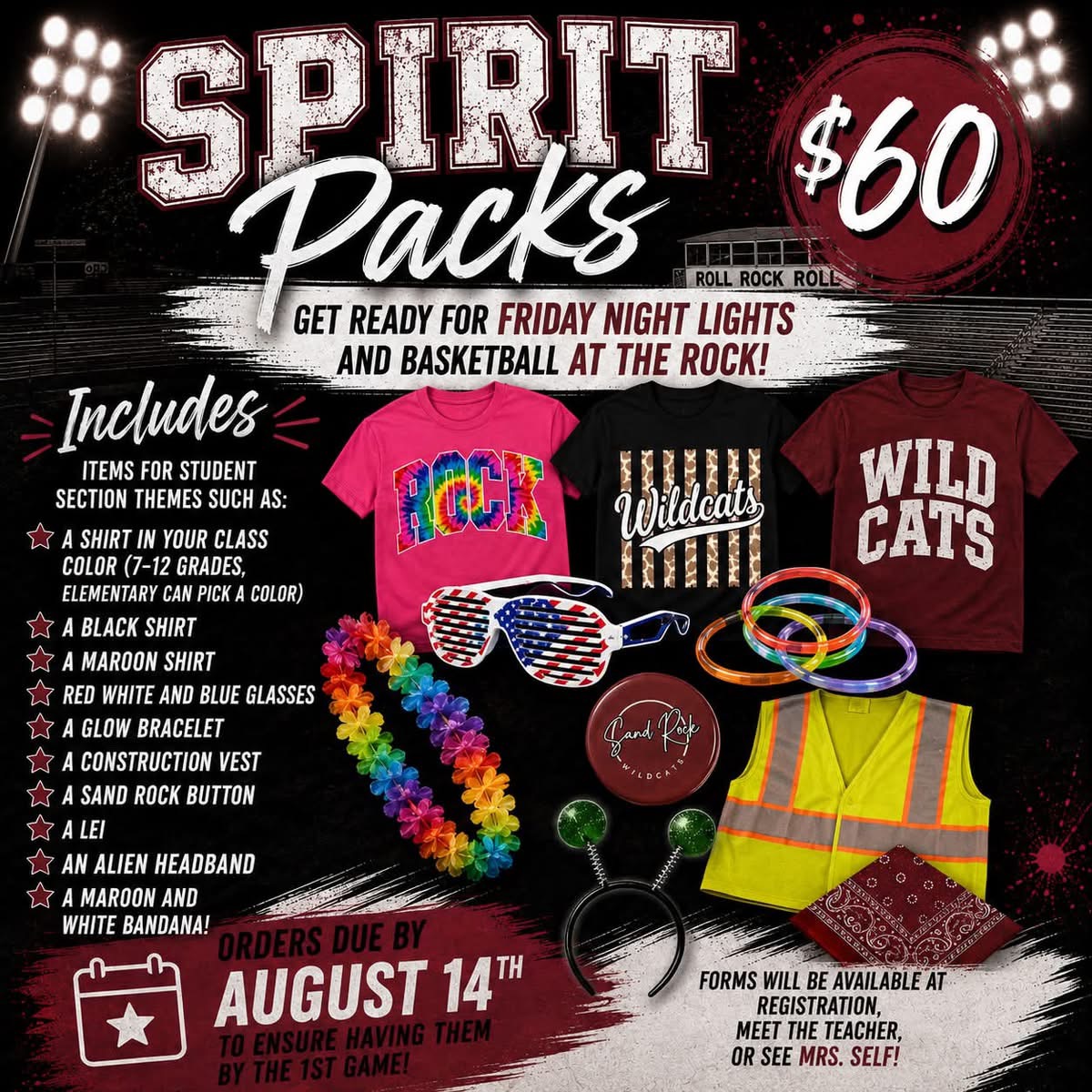 Spirit Packs Flyer