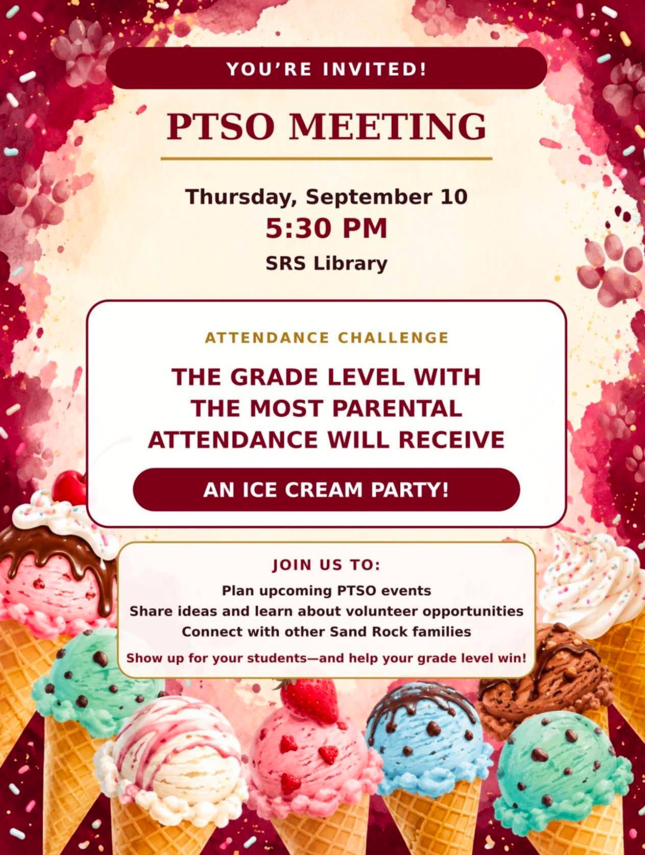 PTSO Meeting Flyer