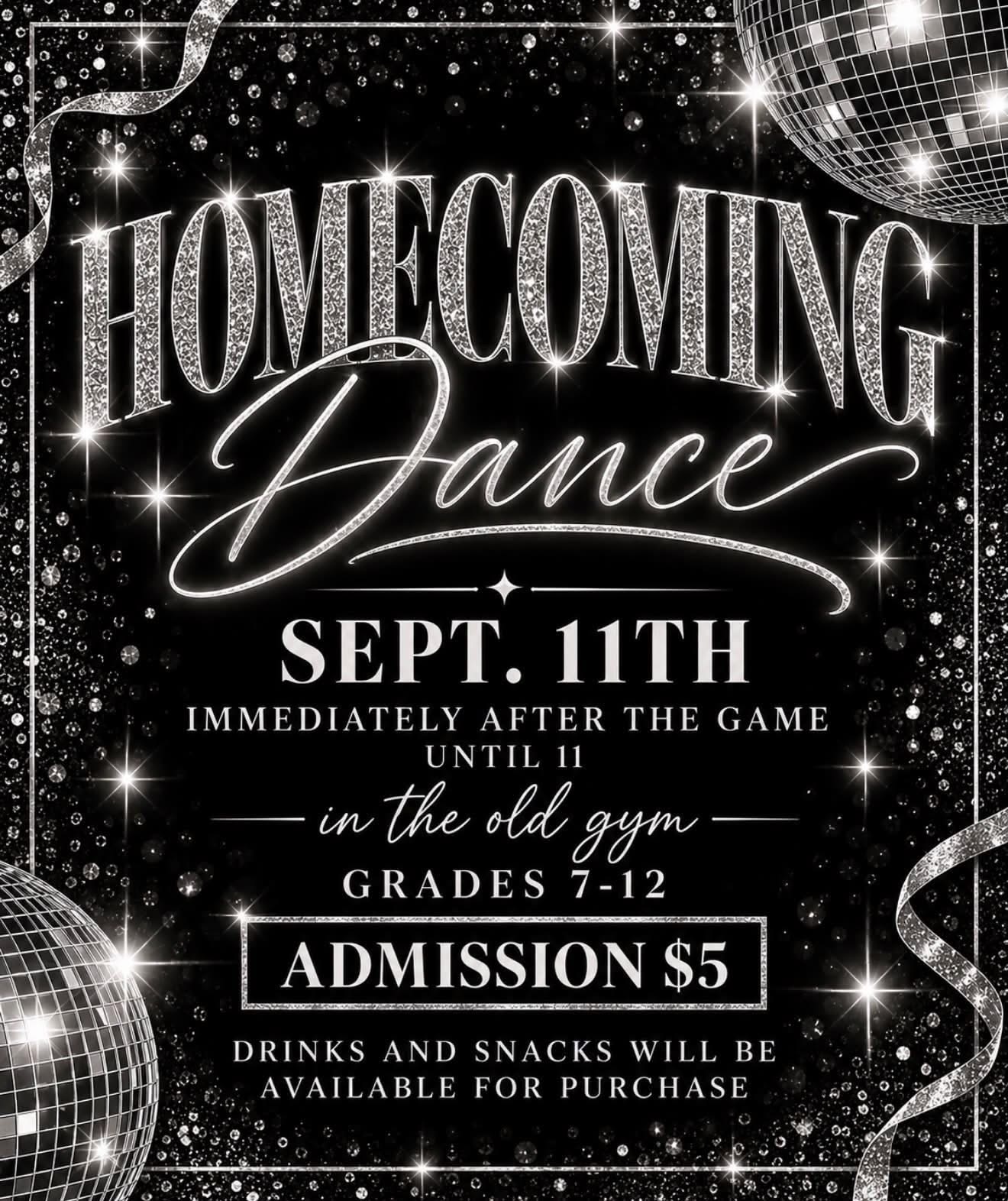 Homecoming Dance Flyer