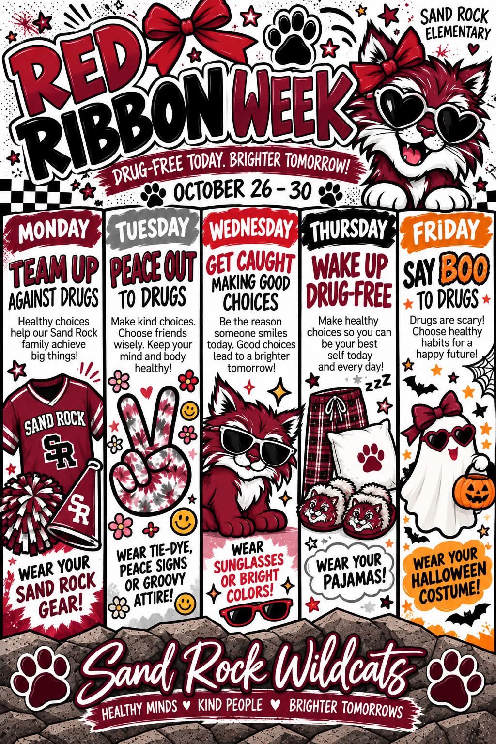 Red Ribbon Week Flyer