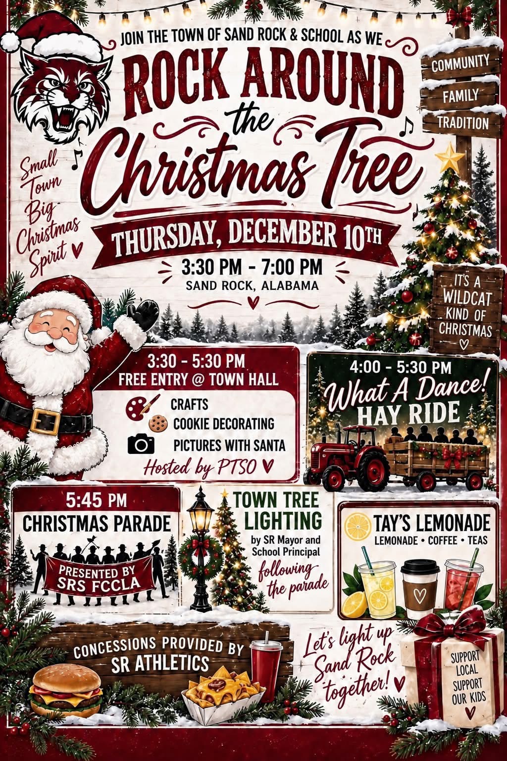 Rock Around The Christmas Tree Flyer