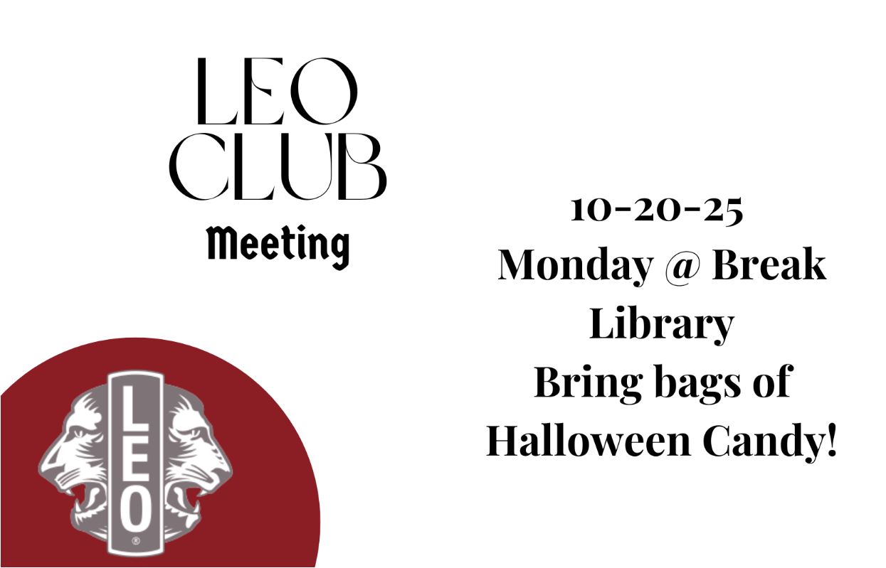Leo Club Flyer