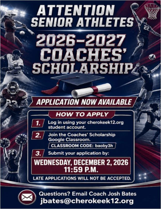 Coaches' Scholarship Flyer