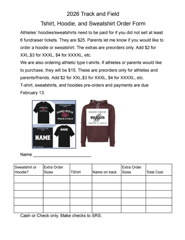 Track & Field TShirt