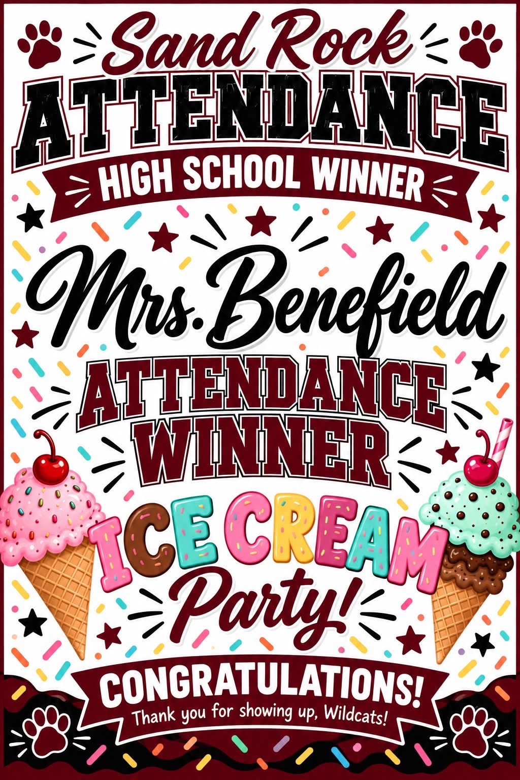 Attendance Winners Flyer