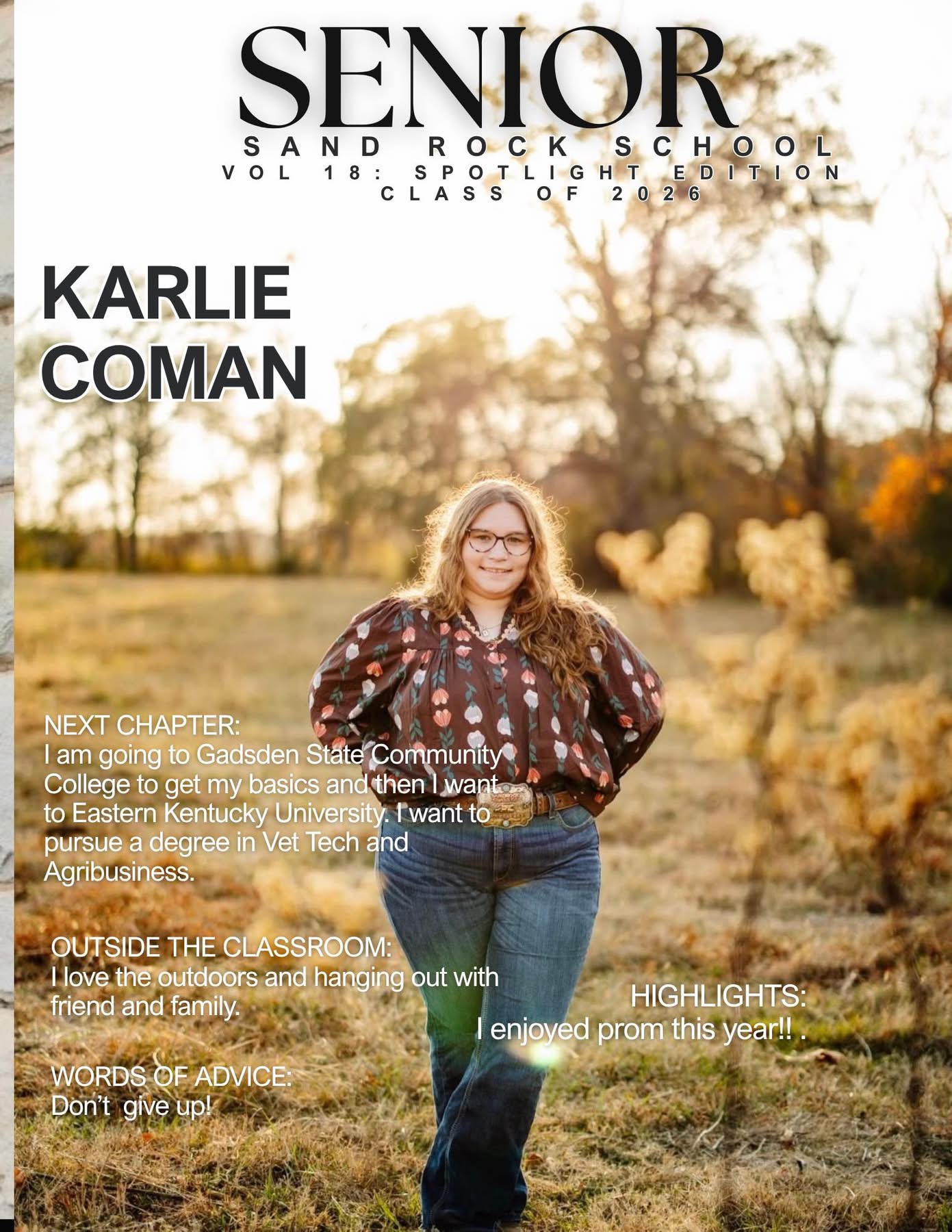 Senior Spotlight Flyer