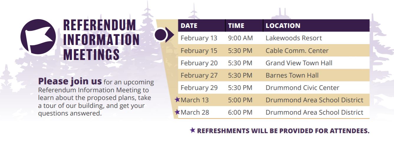 2024 Referendum - Drummond Area School District