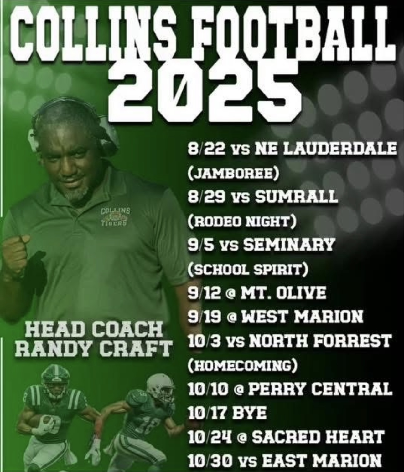 Collins Football 2025