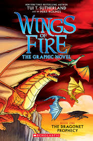 link to book trailer for WINGS OF FIRE Graphic Novel