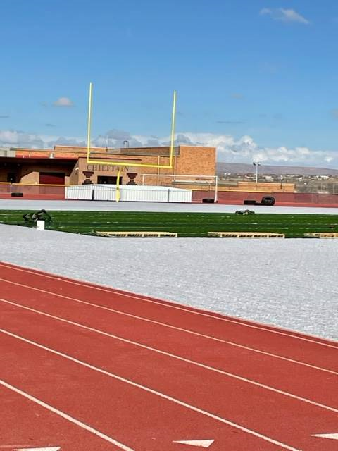 Shiprock High football field