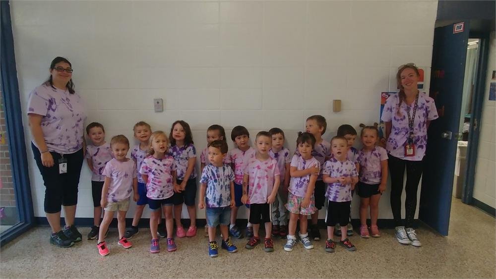 image of pre school students