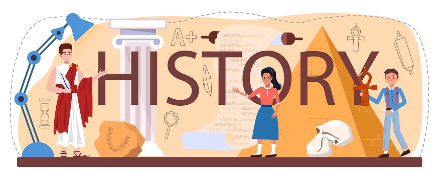 draw history collage