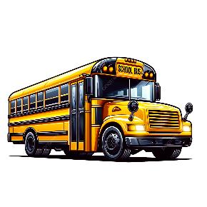 colored bus