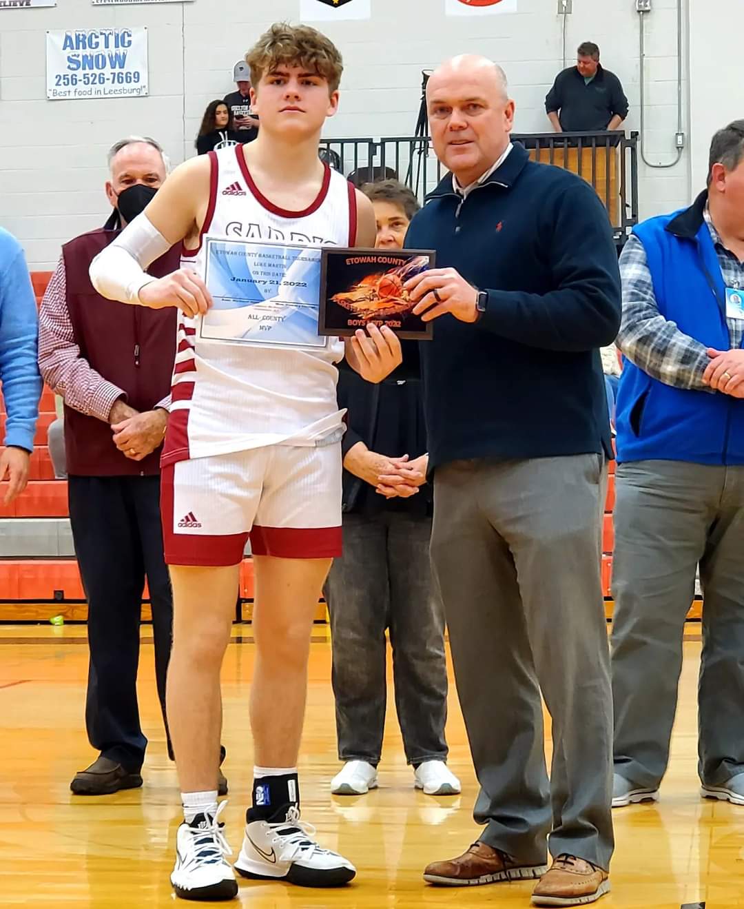 Luke Martin earns MVP for Varsity Boys County Tournament