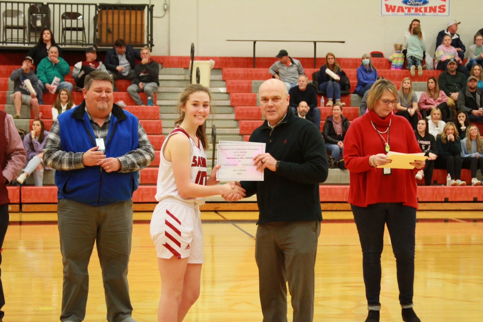 Jalyn Hannah earns MVP for JV Girls County Tournament