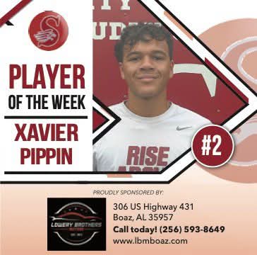 Xavier Pippin Named Sand Mountain Leader Player of the Week