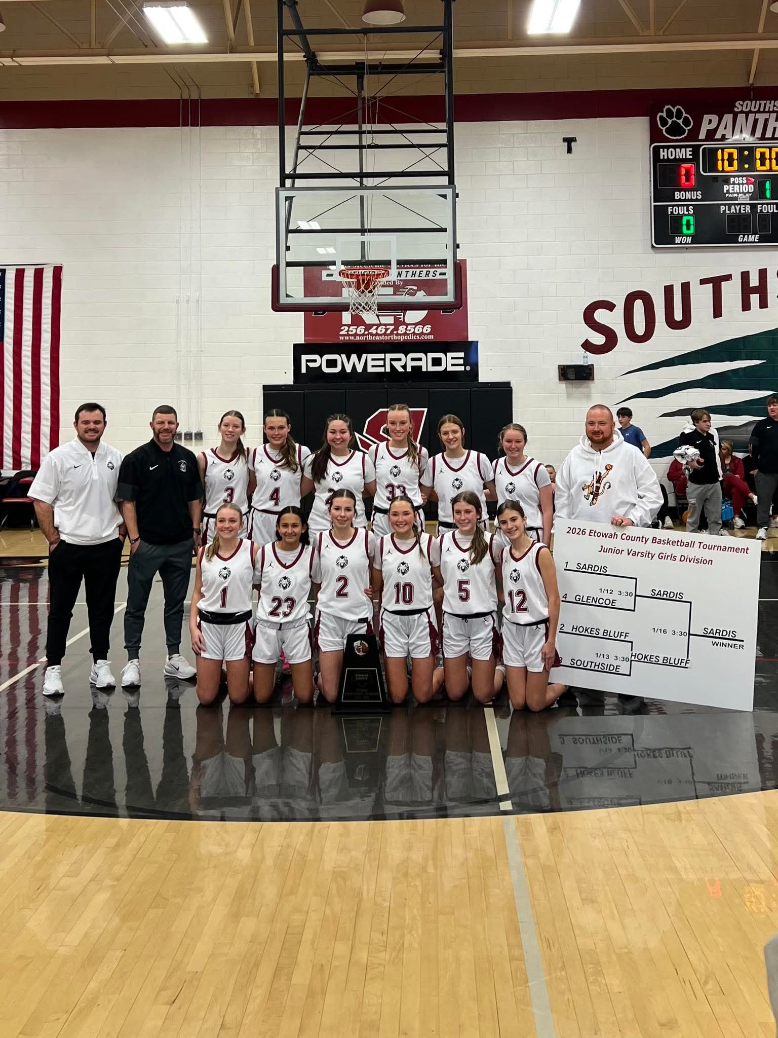 JV Girls Basketball Wins County Tournament