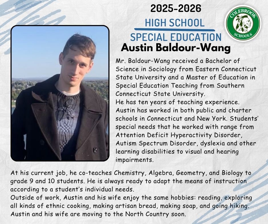 Welcome Mr. Baldour-Wang