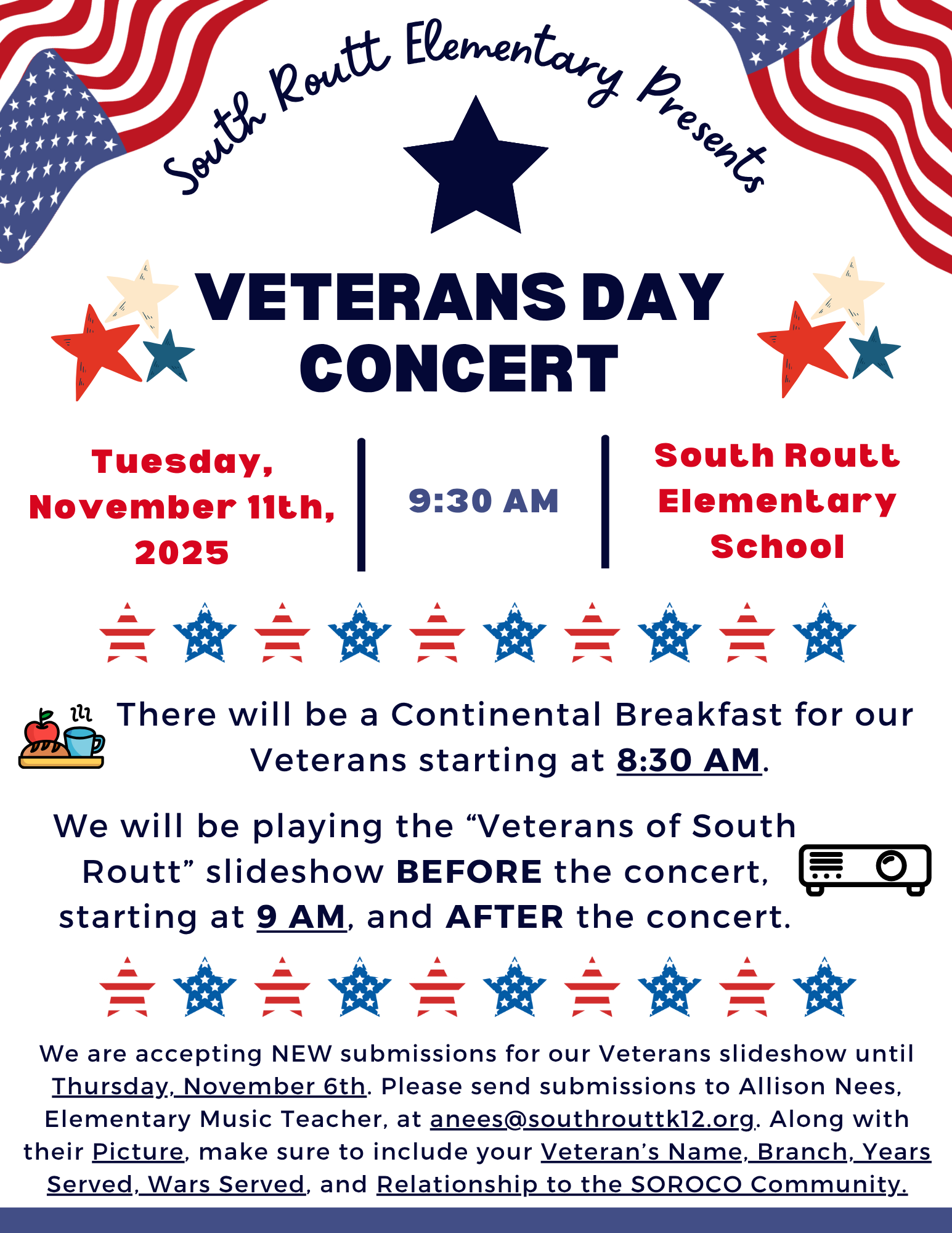 veterans day program flyer