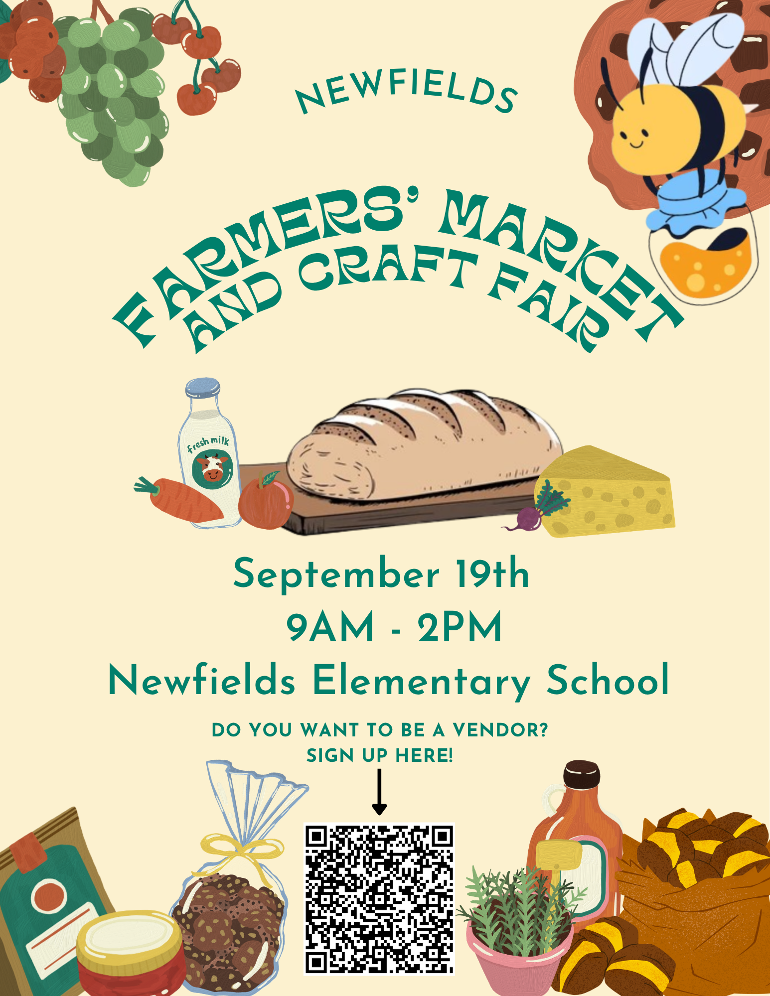 An image of a flyer for the craft fair