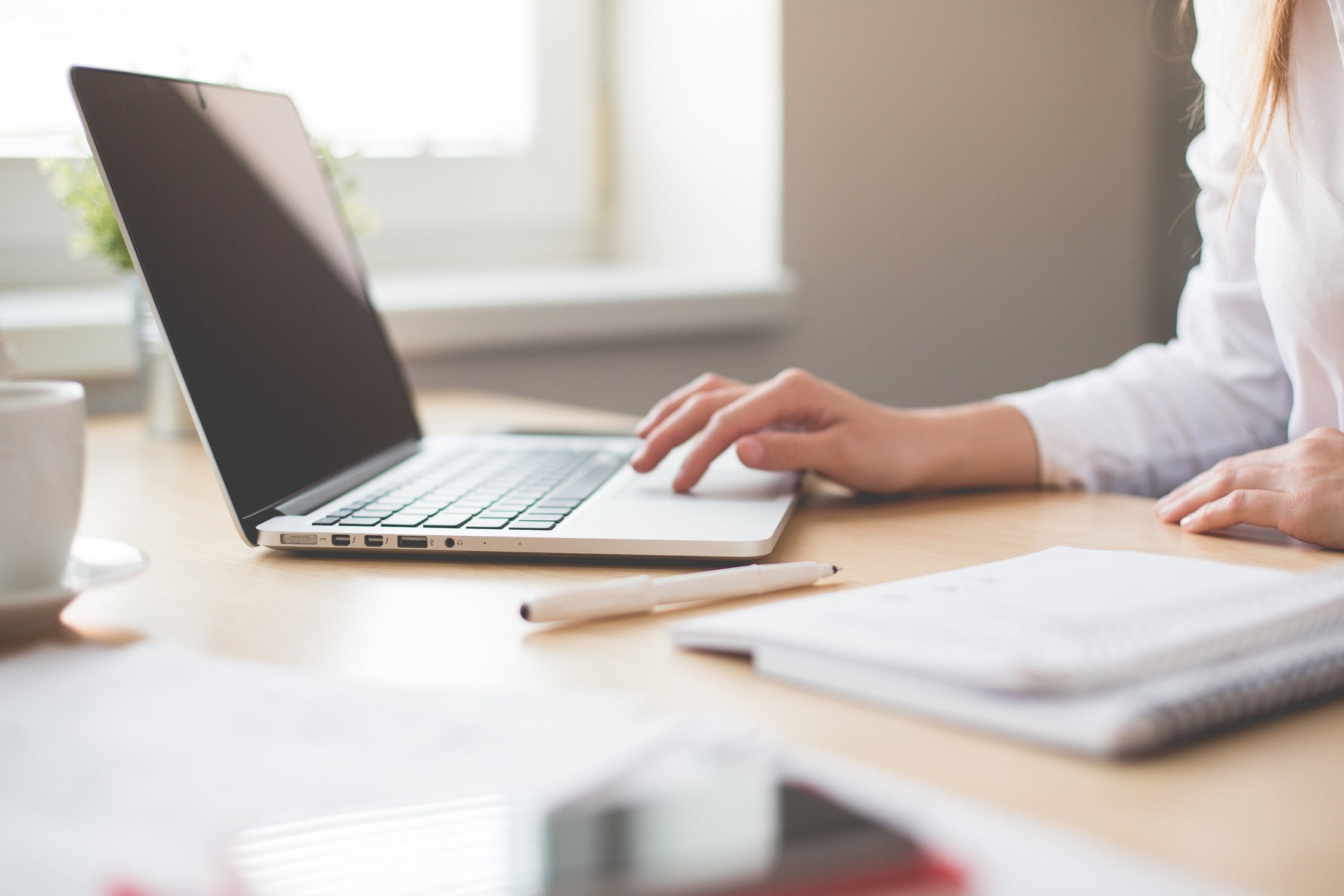 image of person using laptop