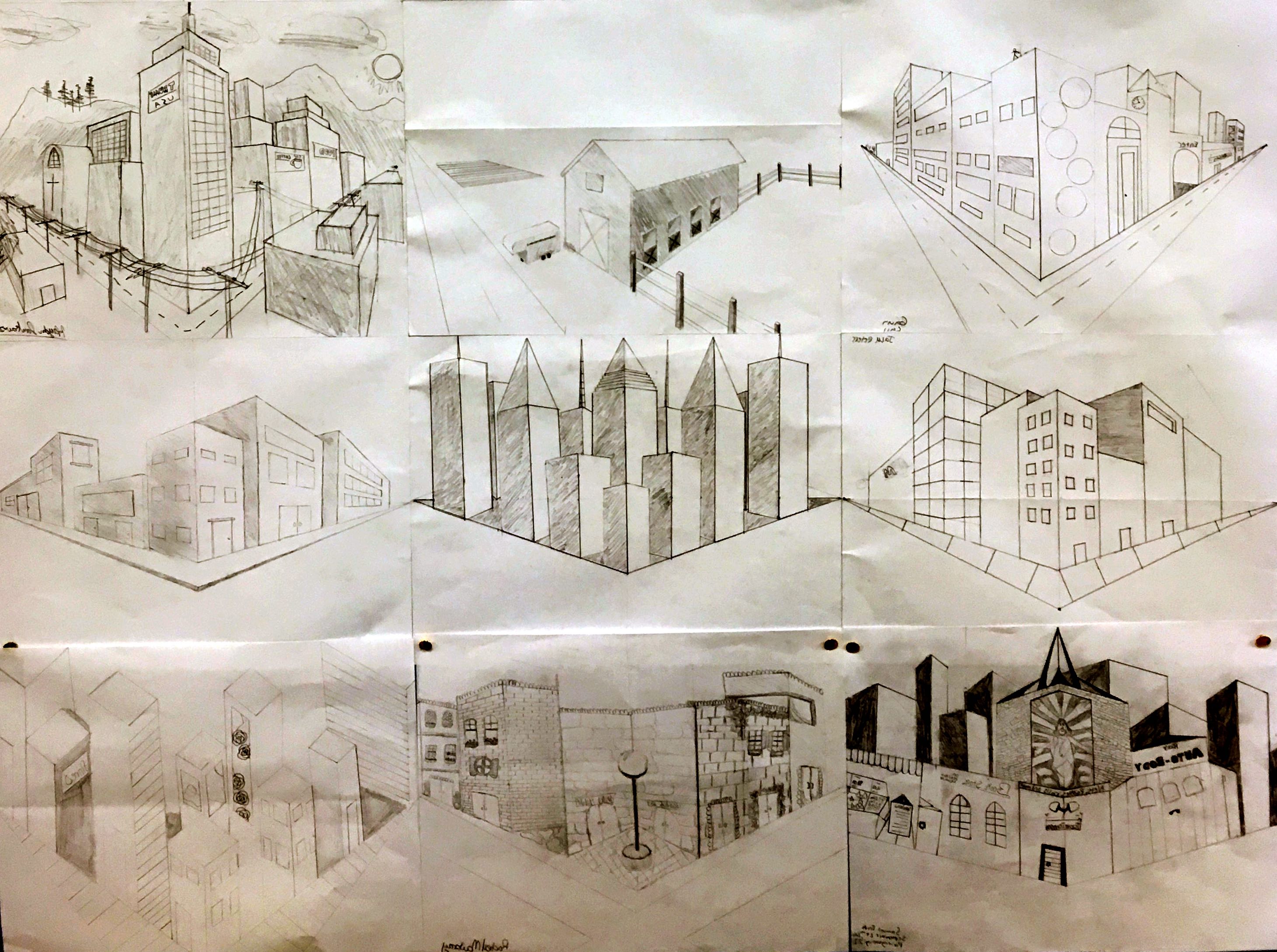 3D city drawing