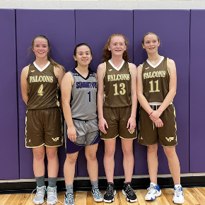 girls school basketball players