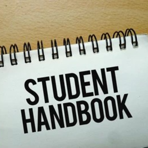 student handbook logo