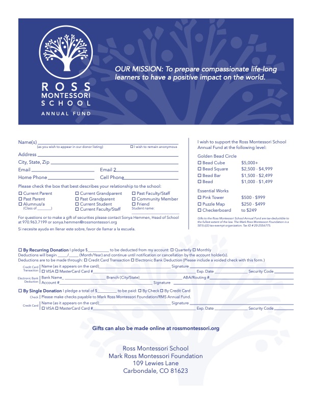 Donation Form