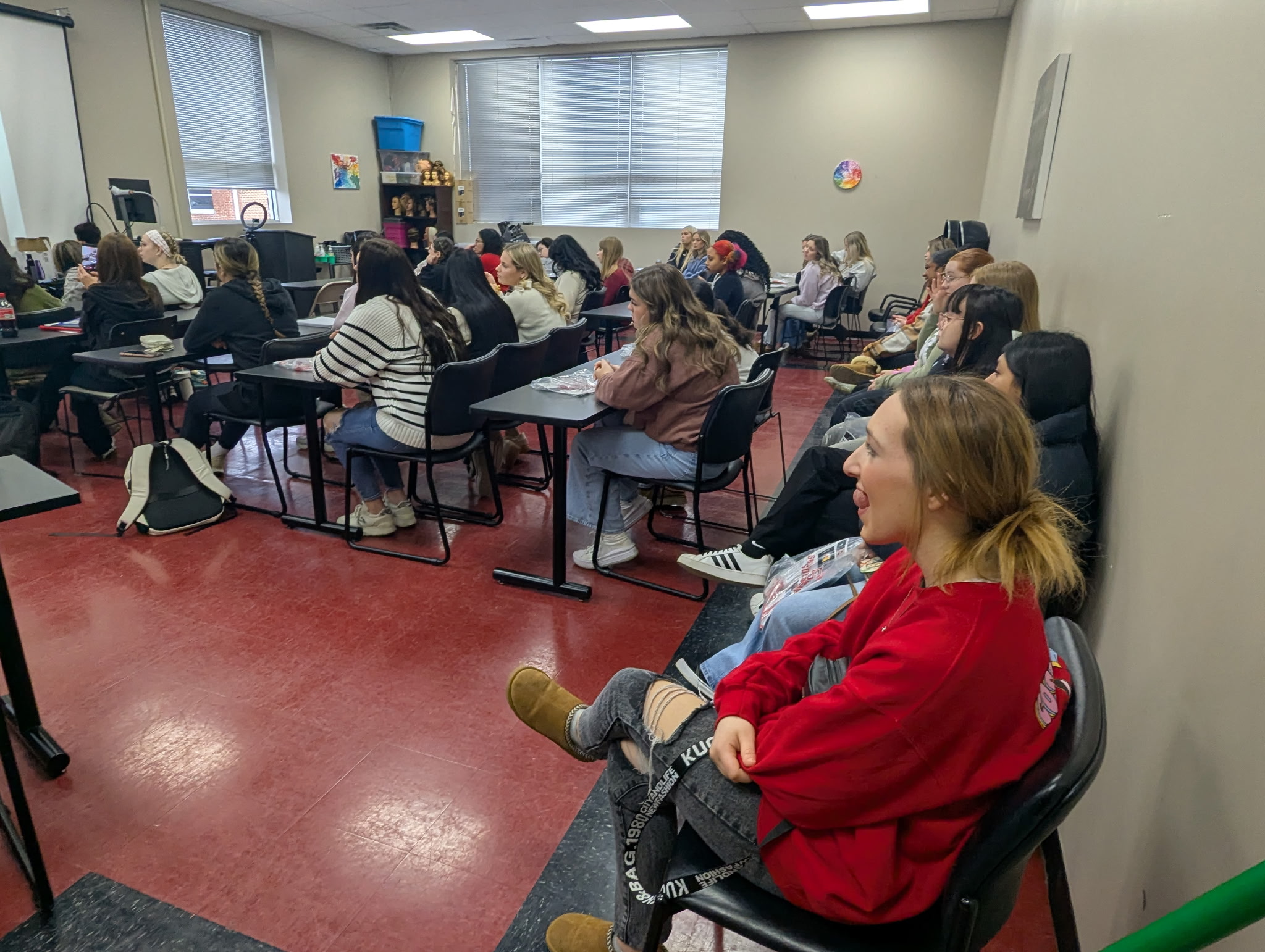 students in classroom at GSCC