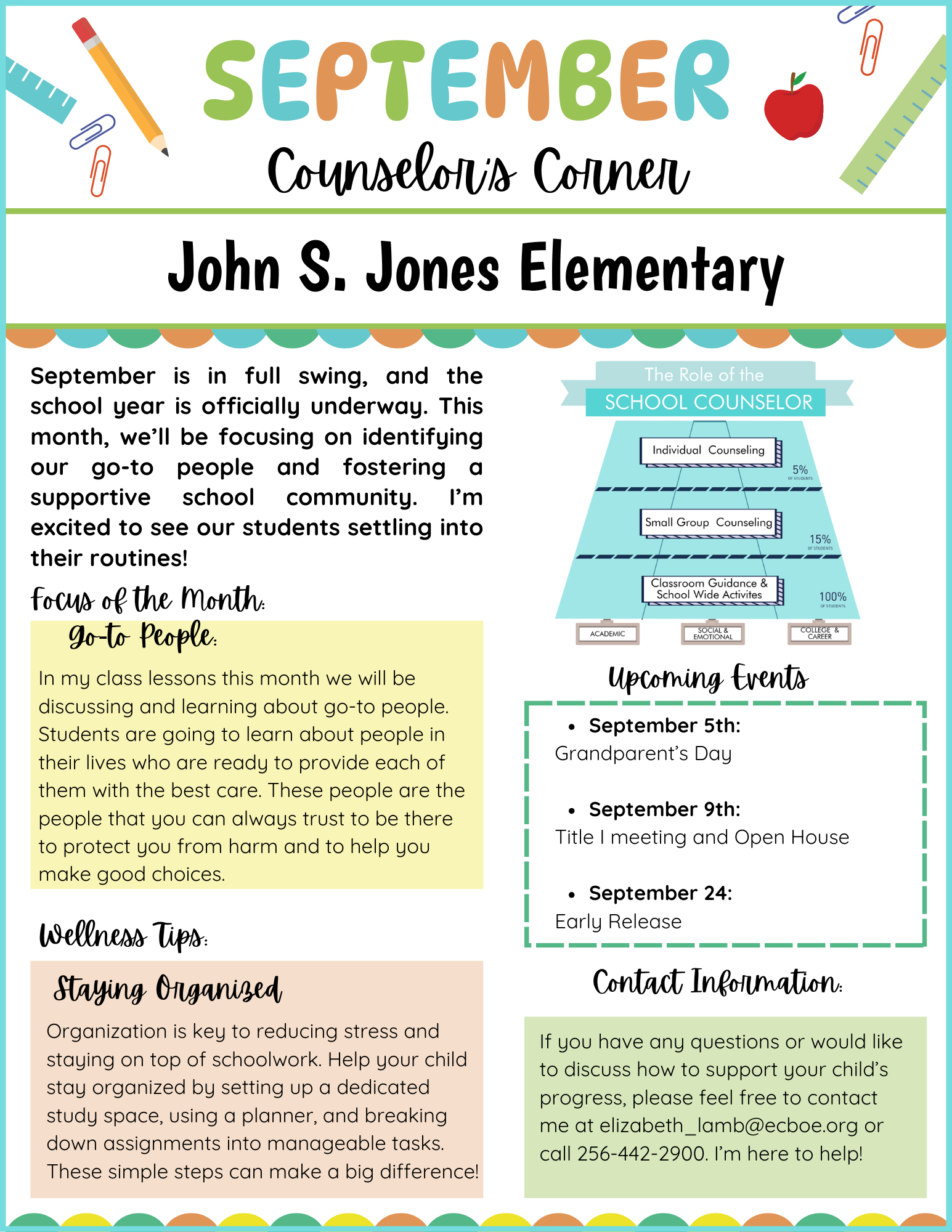 September News Letter