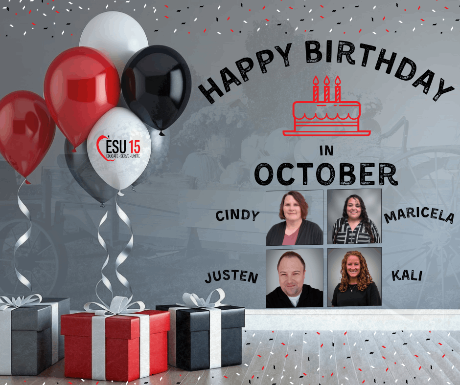 esu 15 staff birthday wishes in October