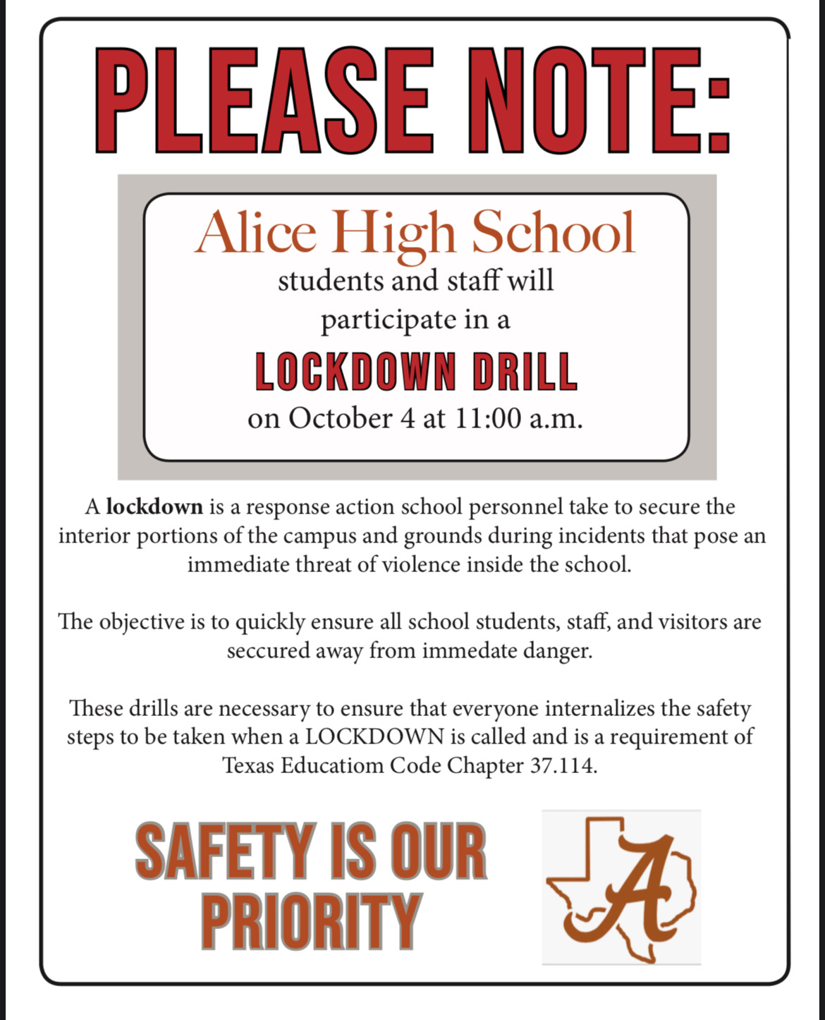 Lockdown Drill