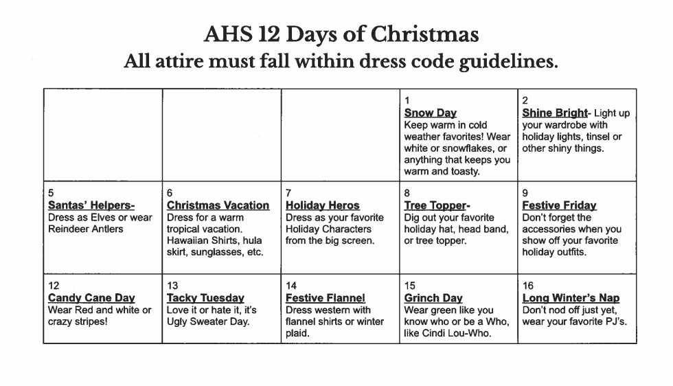 12 Days of Christmas