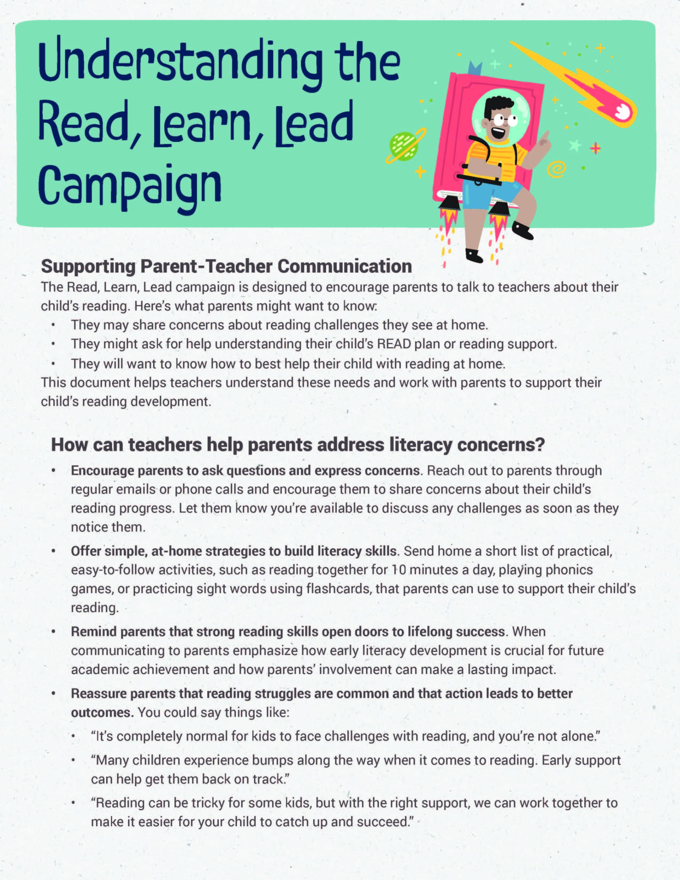 Read, Learn, Lead
