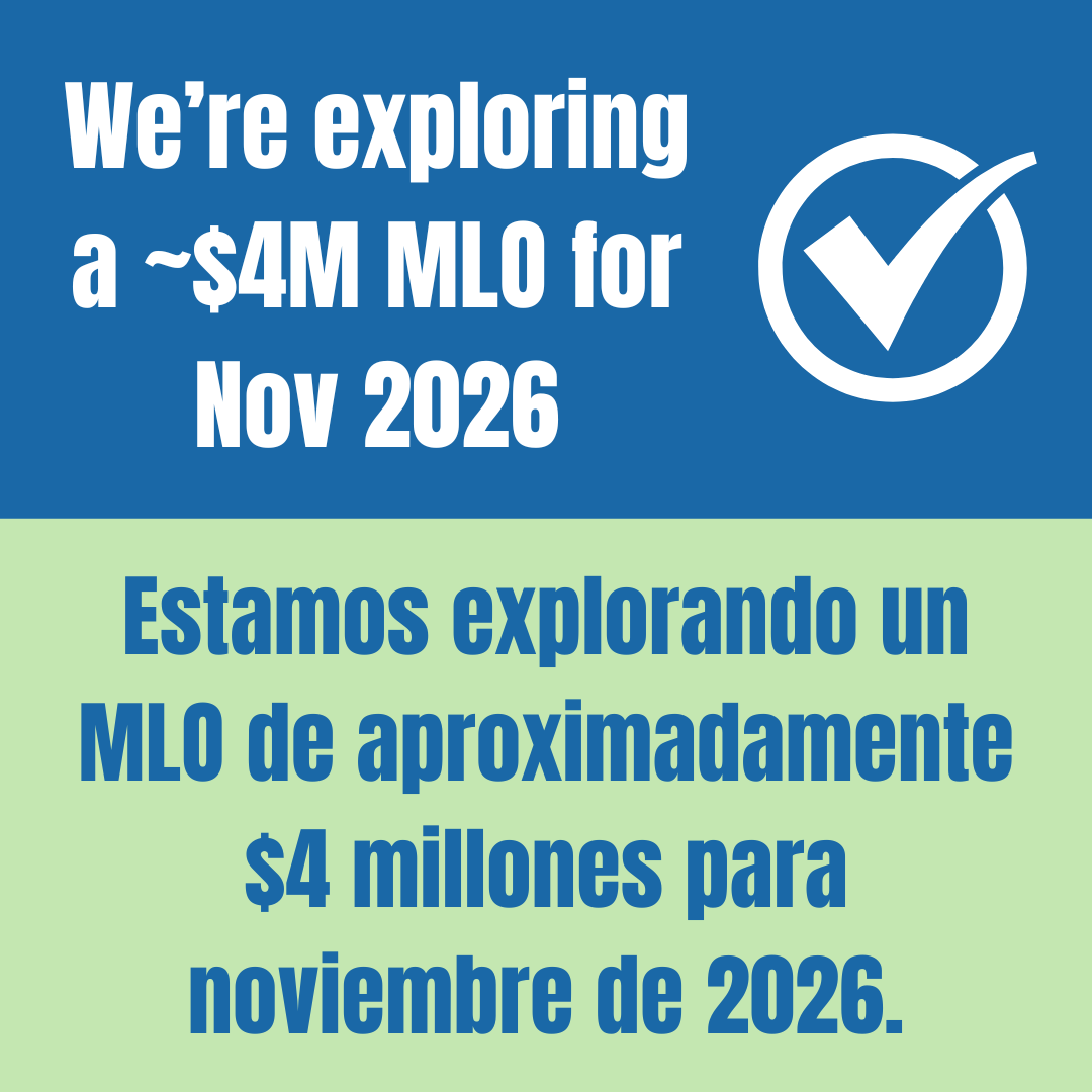 We are exploring ~4milion for MLO
