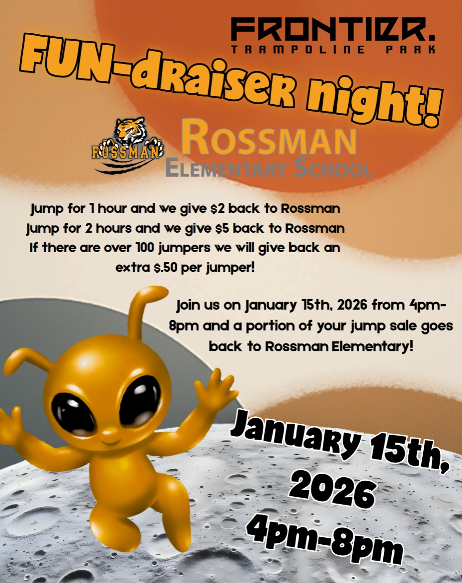 Fundraiser Flyer for Trampoline Park 