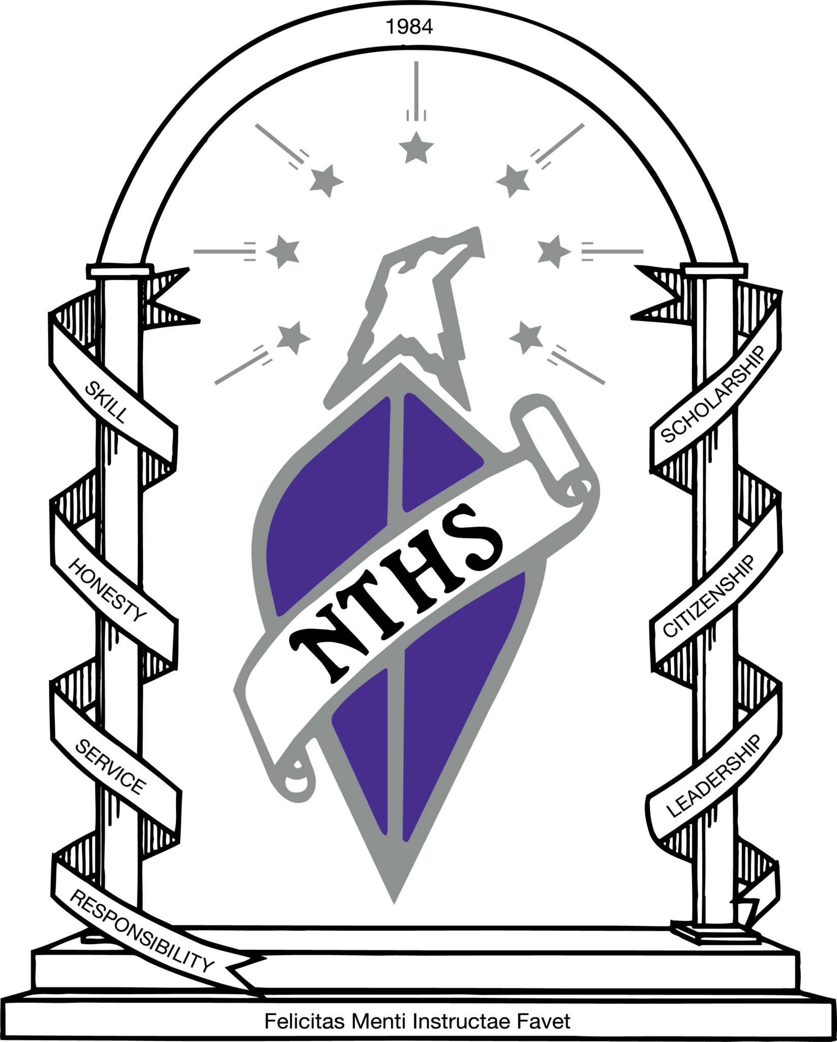 NTHS LOGO PURPLE AND WHITE