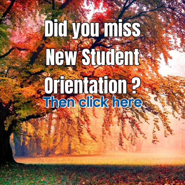 New Student Orientation