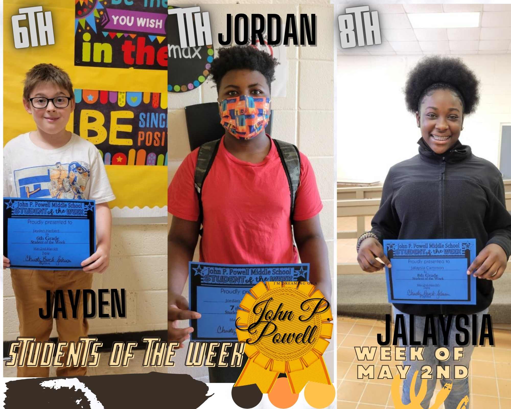 STUDENTS OF THE MONTH FOR MAY
