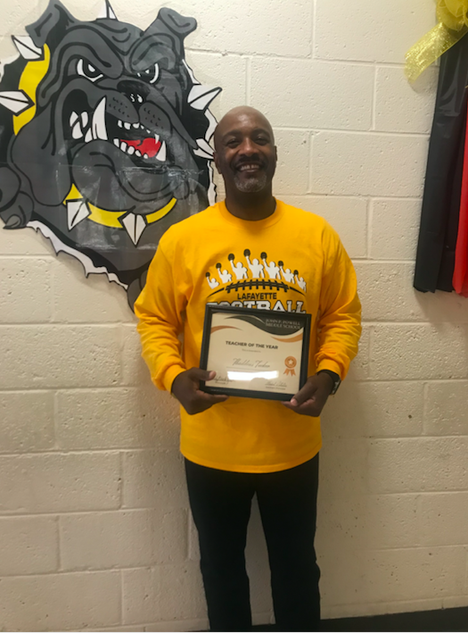 TEACHER OF THE YEAR MR. TUCKER