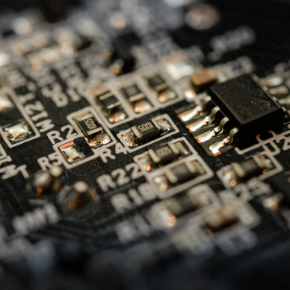 Circuit board inside a computer