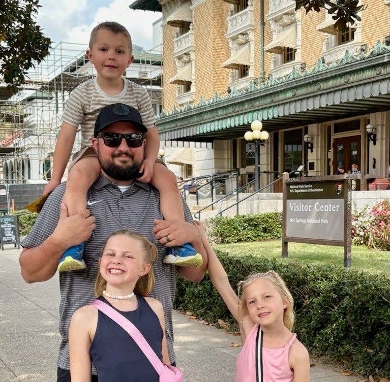 Max and his Children Lola, Maci, and Briggs