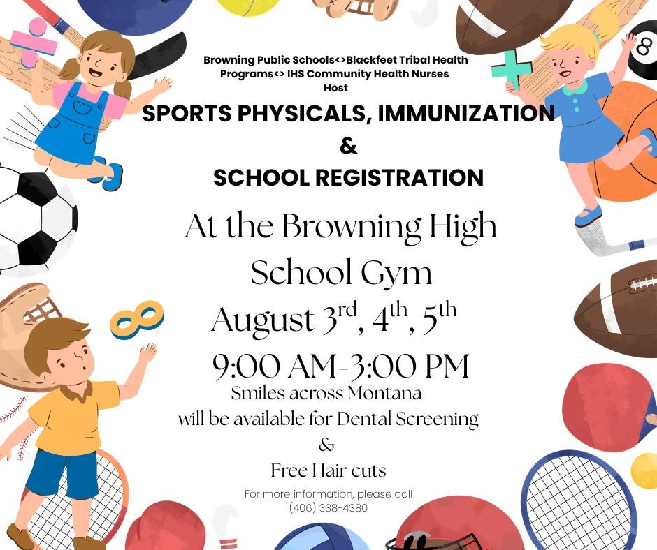 Sports Physicals, Immunizations, & School Registration