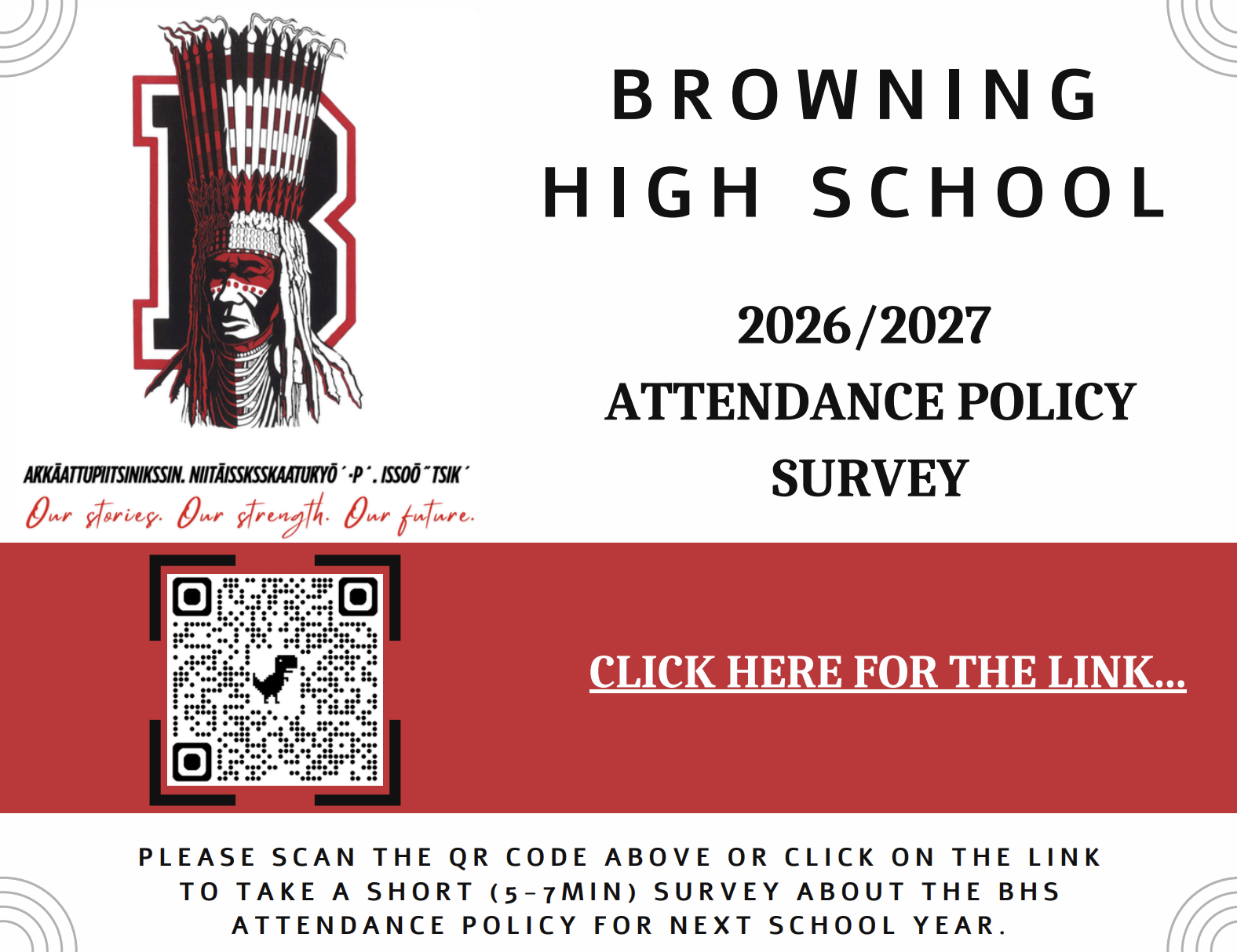BHS Attendance Policy Survey: Due by June 5th, 2026