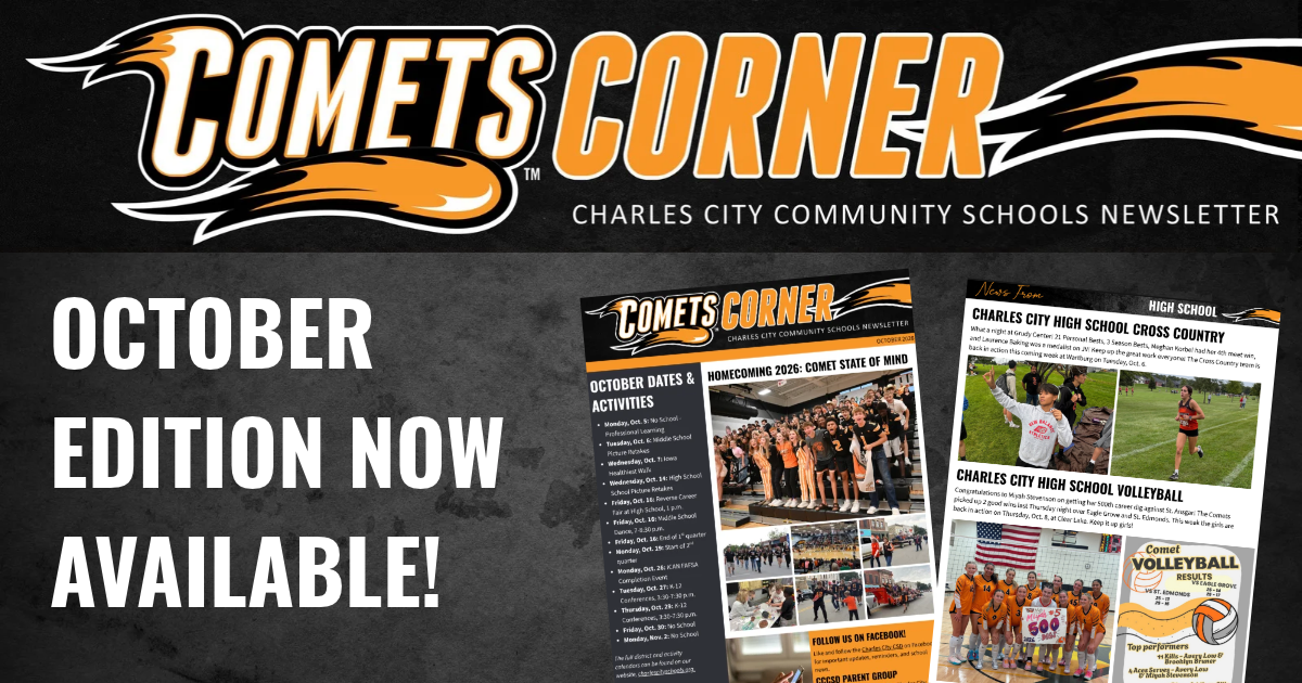 October 2026 Comets Corner Newsletter
